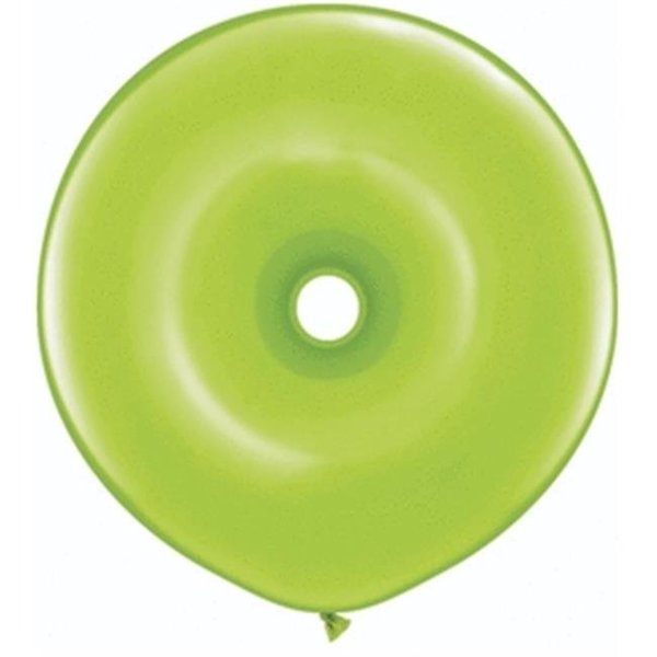 Mayflower Distributing Qualatex 56216 16 in. Donut Latex Balloon - Lime Green 56216
